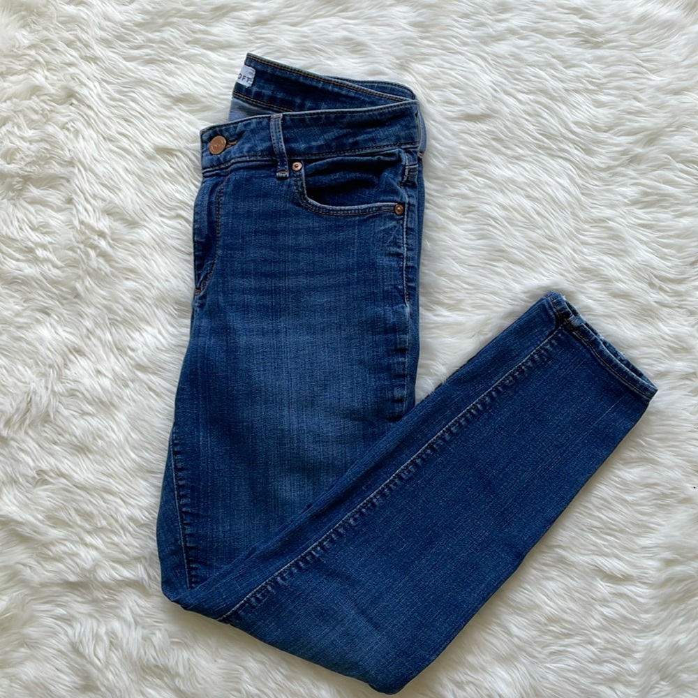 Loft Women's Skinny Crop Denim Jeans Size 8